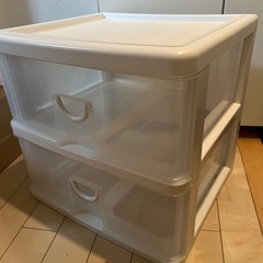 2段衣装ケースの画像