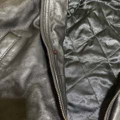 Black Dog革ハーフコートの画像