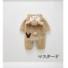 【美品】くまロンパースの画像