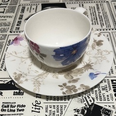 【新品】2セットVilleroy & Boch製ティーカップとソーサーのセット。の画像