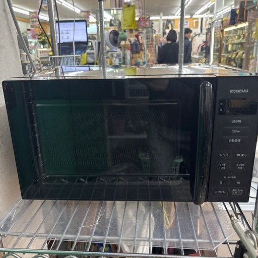 ☆ドリーム荒牧店☆ジモティー割引有☆【クリーニング済み】アイリスオーヤマ/電子レンジ/PMG-T179-B/2024年製