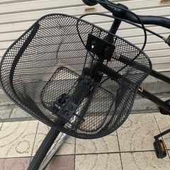 早い者勝ち★ママチャリ　26インチ　黒　カゴ付き自転車の画像