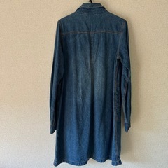 デニム シャツ　ワンピ①の画像
