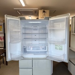 【美品‼️】シャープ 2020年製 502Lノンフロン冷凍冷蔵庫 自動製氷 プラズマクラスター 節電25 ゴールド系カラー♪の画像