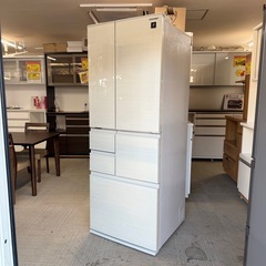 【美品‼️】シャープ 2020年製 502Lノンフロン冷凍冷蔵庫 自動製氷 プラズマクラスター 節電25 ゴールド系カラー♪の画像