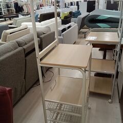 リユースのサカイ栃木店★ジモティ割あり★  ラック ベージュ W51.5×D40.5×H142 クリーニング済み TC11853の画像