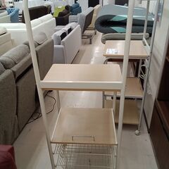 リユースのサカイ栃木店★ジモティ割あり★  ラック ベージュ W51.5×D40.5×H142 クリーニング済み TC11853の画像