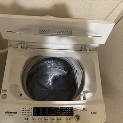 Hisense 全自動洗濯機 5.5kg HW-K55Eの画像