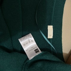 GU ダークグリーン カーディガン 長袖①の画像