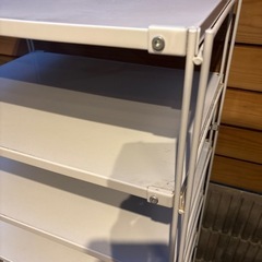 無印良品　スチールユニットシェルフ・スチール棚セット・中・ライトグレーの画像