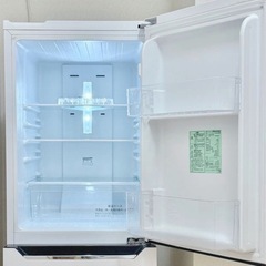 (送料無料) 2021年 美品 150L 冷蔵庫 ドア閉め忘れアラーム 強化ガラス棚 静音設計 お買い得品 ②の画像