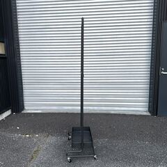 店頭引き渡し 中古 ハンガーワゴン ハンガーラック 収納 ブラック 家具の画像