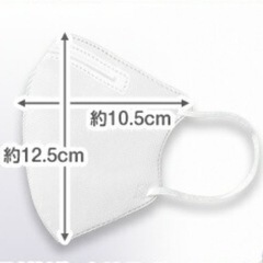 不織布 3D立体マスク 子供用 40枚セットの画像