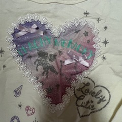 キラキラチュール付き 長袖の画像