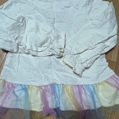 キラキラチュール付き 長袖の画像