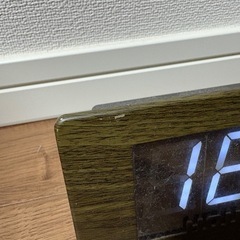 SHARON シャロン 電波時計 木目調の画像