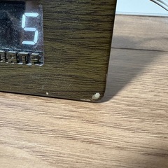 SHARON シャロン 電波時計 木目調の画像
