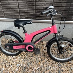 Ripstop 子供用自転車 16インチ ピンクの画像