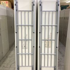 中古　美品　アイリスチトセ　折りたたみ会議テーブル　折りたたみ会議机　折りたたみデスク　長机　折りたたみ作業台　棚付　ワホイト　W1800×D450×H700　愛知　岐阜　三重　一宮市 グッドプライス一宮の画像