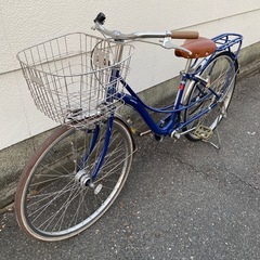 アサヒ　自転車　26インチ　オーライト　鍵付きの画像