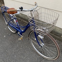 アサヒ　自転車　26インチ　オーライト　鍵付きの画像