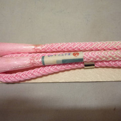 ☆▲帯揚 帯しめセット　ピンク　帯締め　帯揚げ　和装小物☆8の画像