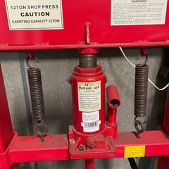 12トン　プレス機 整備 自動車　バイク ベアリングなどにの画像