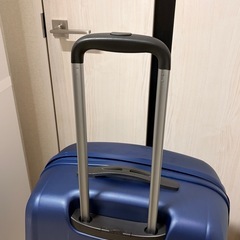 【Samsonite】青色 軽量大型スーツケース（長期旅行・留学に）の画像