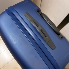 【Samsonite】青色 軽量大型スーツケース（長期旅行・留学に）の画像