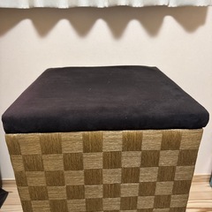 スツール2個　収納付き　椅子
の画像