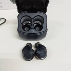【良品】audio-technica SOLID BASS ATH-CKS50TW/ワイヤレスイヤホン/ブラックの画像