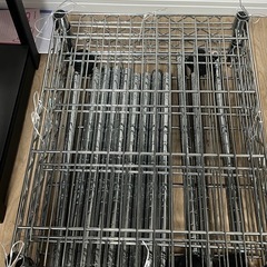 受け渡し者決定しました。スチールラックの画像