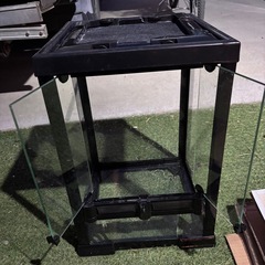 爬虫類　ガラスケース　30×30×45 観音開きの画像