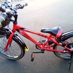 赤　ブリヂストン　2０インチ　変速　LEDライトの画像