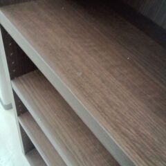 リユースのサカイ栃木店★ジモティ割あり★  本棚 ダークブラウン W60×D30×H180.5 クリーニング済み TC11857の画像