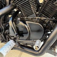 スティード400 ミッドコン　ターンアウトマフラー　カスタスの画像