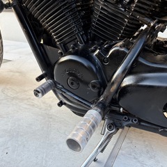 スティード400 ミッドコン　ターンアウトマフラー　カスタスの画像