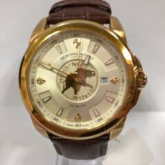 ジモティ割引有★【ジャングルジャングル岸和田店】腕時計　HUNTINGWLD　クオーツ　ゴールドカラー　 南大阪 岸和田市 貝塚市 泉佐野市 和泉市 忠岡町 熊取町の画像