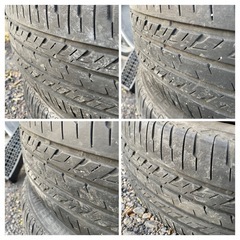 中古タイヤ4本215/45r17の画像
