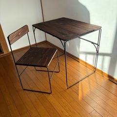 アイアンチェアー　アイアンテーブル　イス　テーブル
の画像