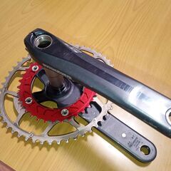 シマノ105　オーバルクランクギア　50-34T　172.5㎜　ギア減りほぼなしの画像