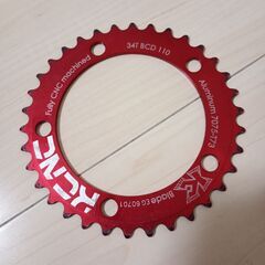 シマノ105　オーバルクランクギア　50-34T　172.5㎜　ギア減りほぼなしの画像