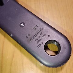 シマノ105　オーバルクランクギア　50-34T　172.5㎜　ギア減りほぼなしの画像