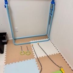 室内外兼用 折りたたみ鉄棒(ブランコ、吊り輪)の画像