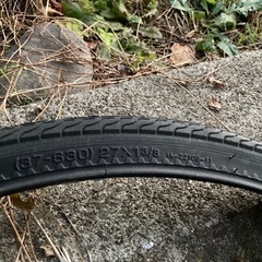 自転車　タイヤ、チューブ　27インチ用の画像