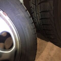 ハスラー純正ホイールとスタッドレスタイヤ4本セットの画像