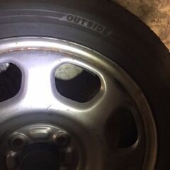 ハスラー純正ホイールとスタッドレスタイヤ4本セットの画像