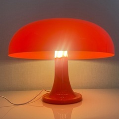 テーブルランプ　テーブルライト（オレンジ）の画像