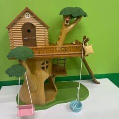 シルバニアファミリー おとまりファミリーコテージ・にぎやかツリーハウス・はじめてのシルバニアファミリー・ファミリーワゴン・おでかけファミリーカーの画像