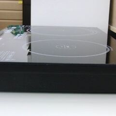 山善 ２口 IHクッキングヒーター 幅52㎝ YET-W1452 ブラック 1400W 2025年製 電磁調理器 札幌市 手稲の画像